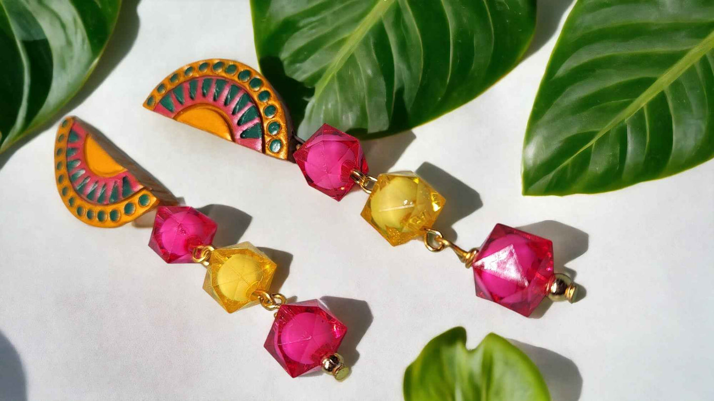 "Amira" - Statement Earrings for Women - Anusangi Collections