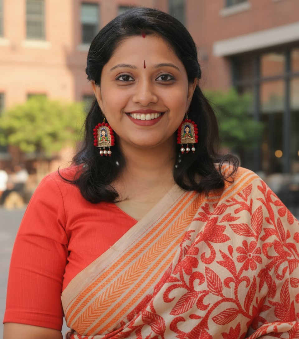 Anusangi Collections Traditional Festival Earrings for Women