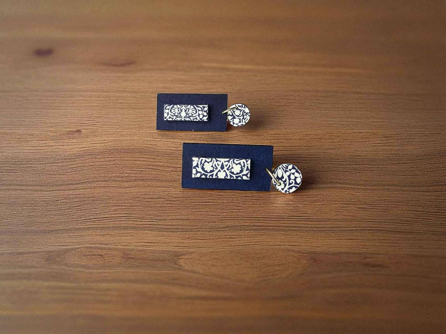 Royal Blue Handmade Earrings - Anusangi Collections