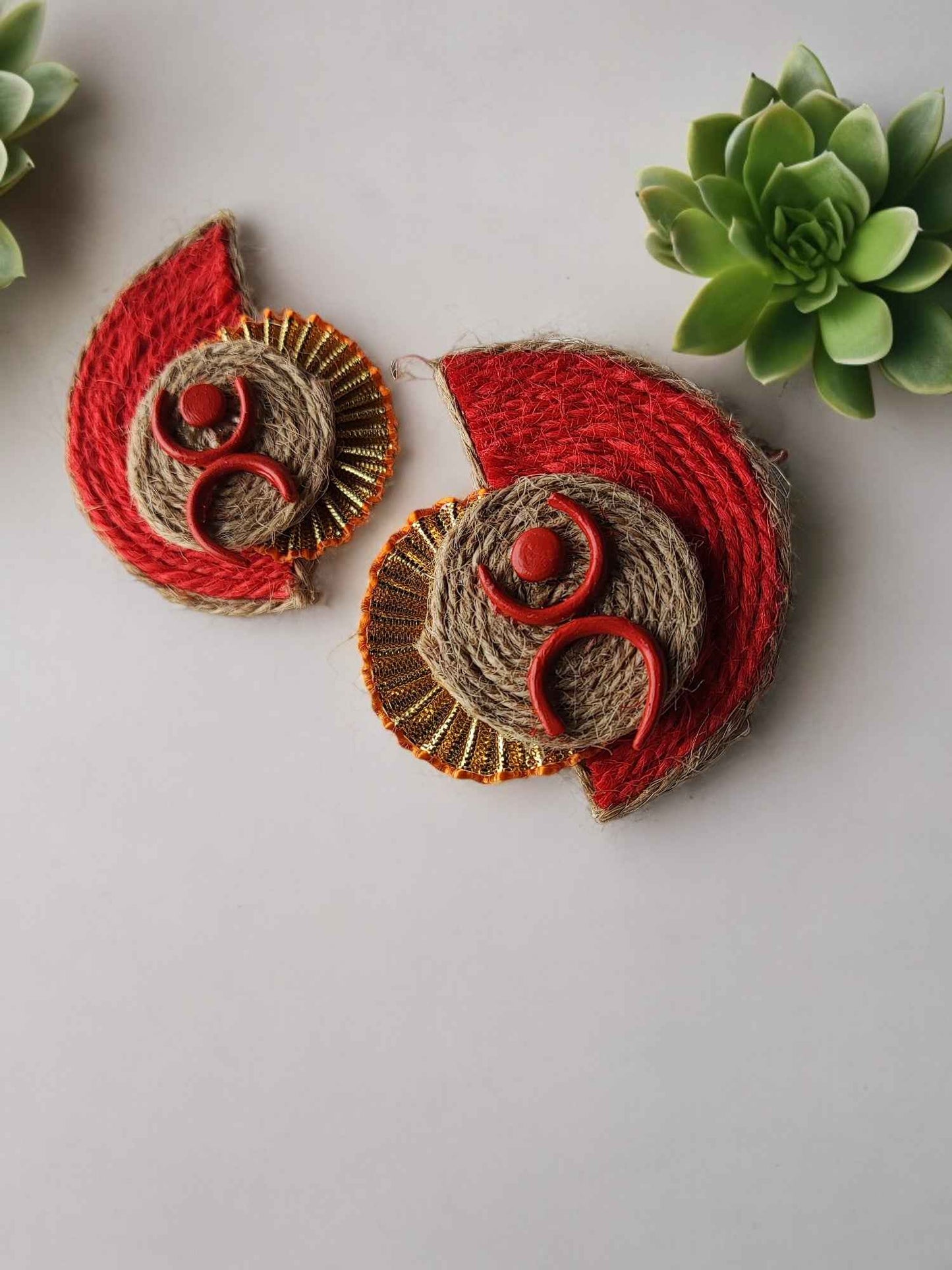 "Aanshi" - Fabric Earrings - Anusangi Collections
