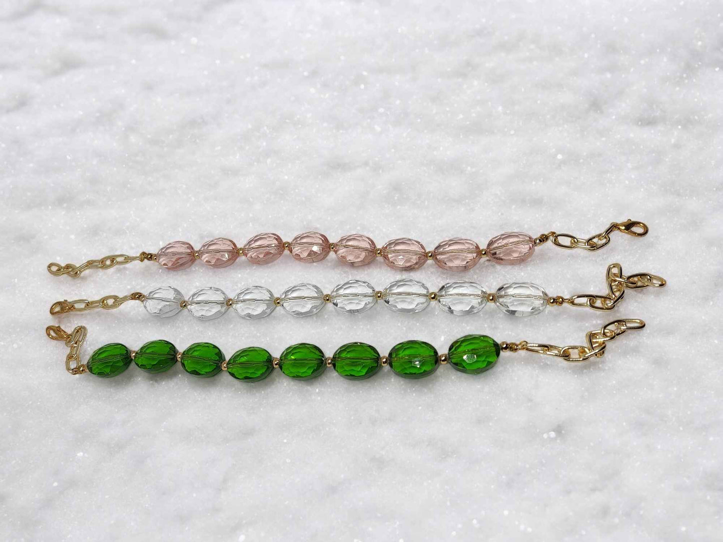 Beaded Crystal Bracelet for Women Anusangi Collections - Anusangi Collections