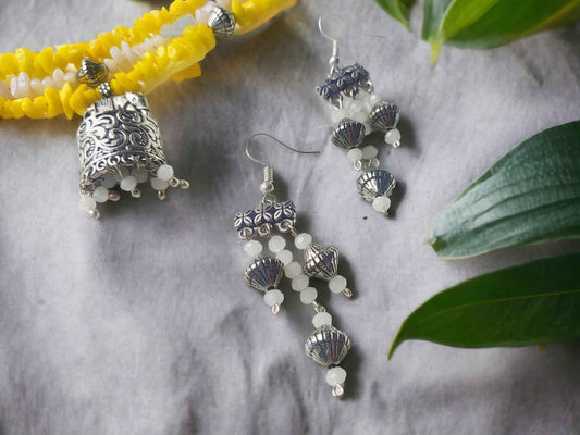 Haldi - Uncut Beaded Choker Necklace Set - Anusangi Collections