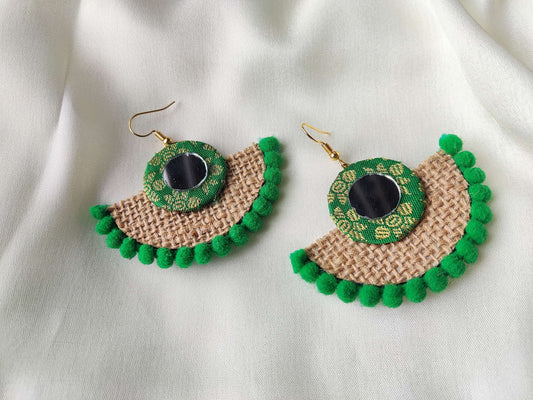 Fabric earring for women