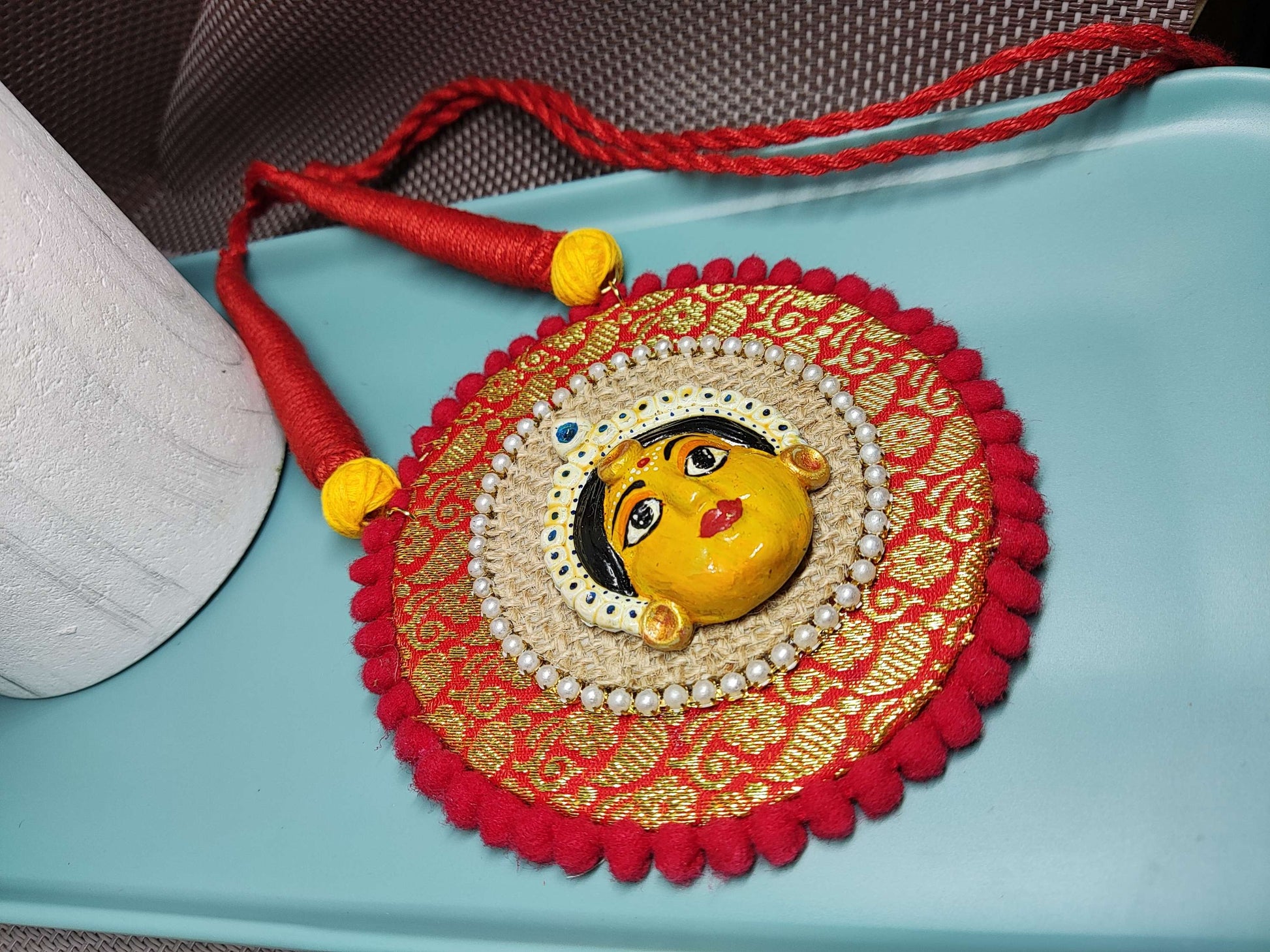 Handmade fabric  jewelry set for women 