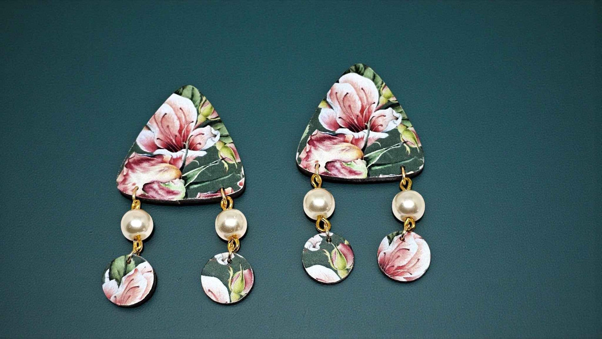 Floral Whisper Pearl Drops - Anusangi Collections
