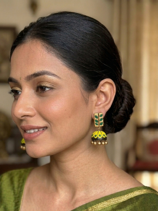 Indrani Terracotta Jhumka Earring